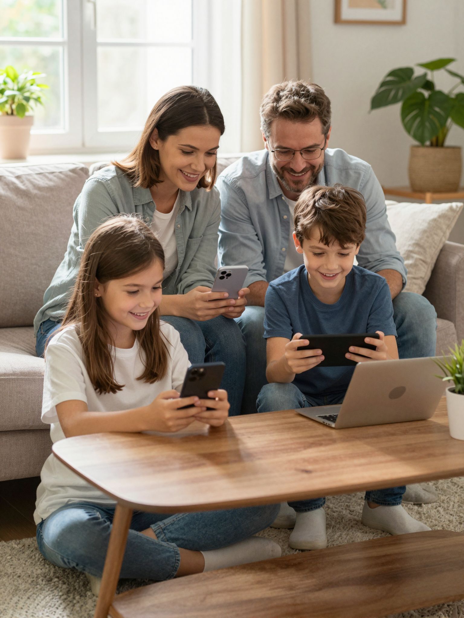 A Smart Switch szövegek, fényképek és alkalmazások átvitelére képes.