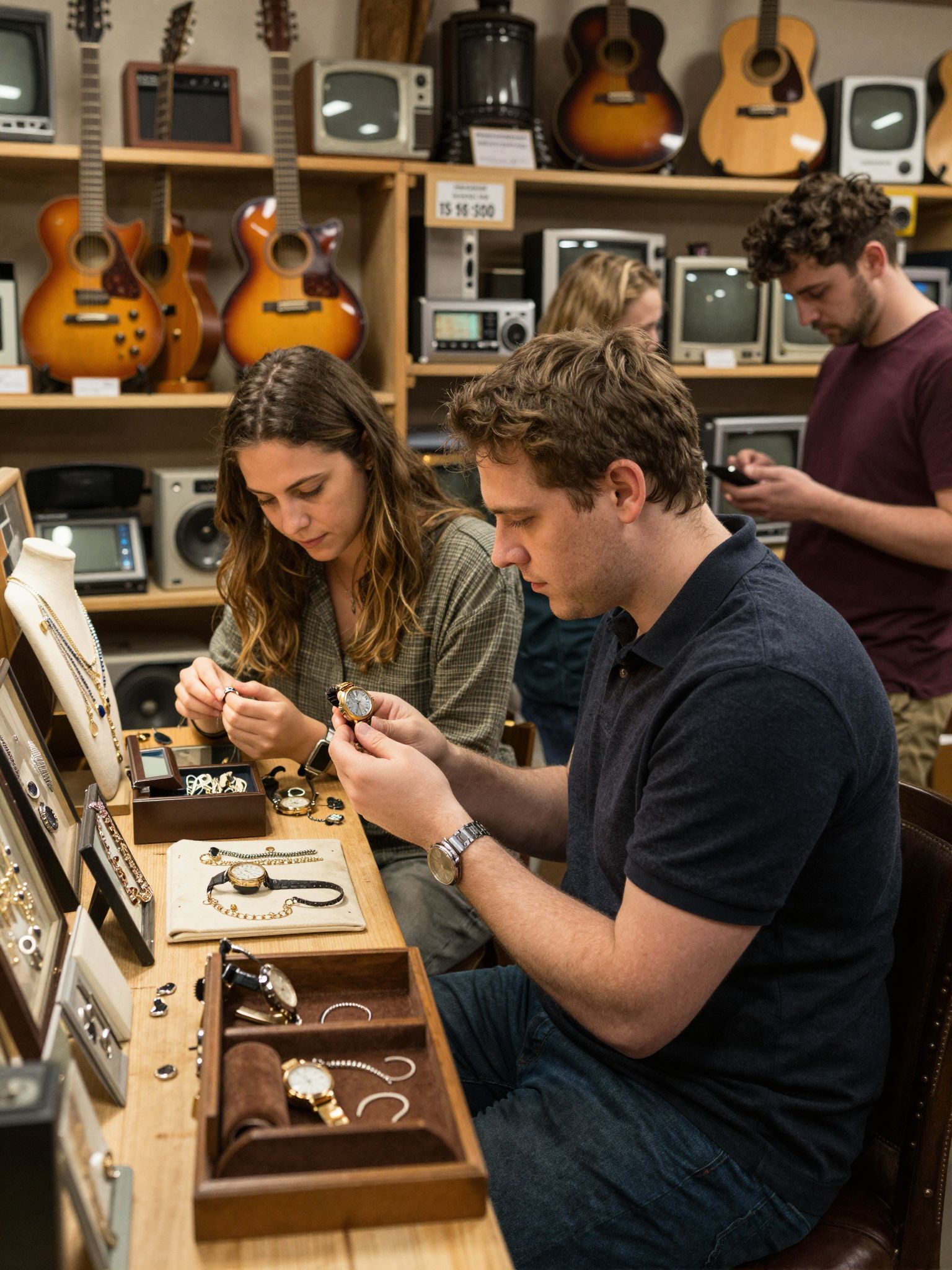 Értékes ékszerek és elektronikai cikkek gyakori zálogtárgyak.