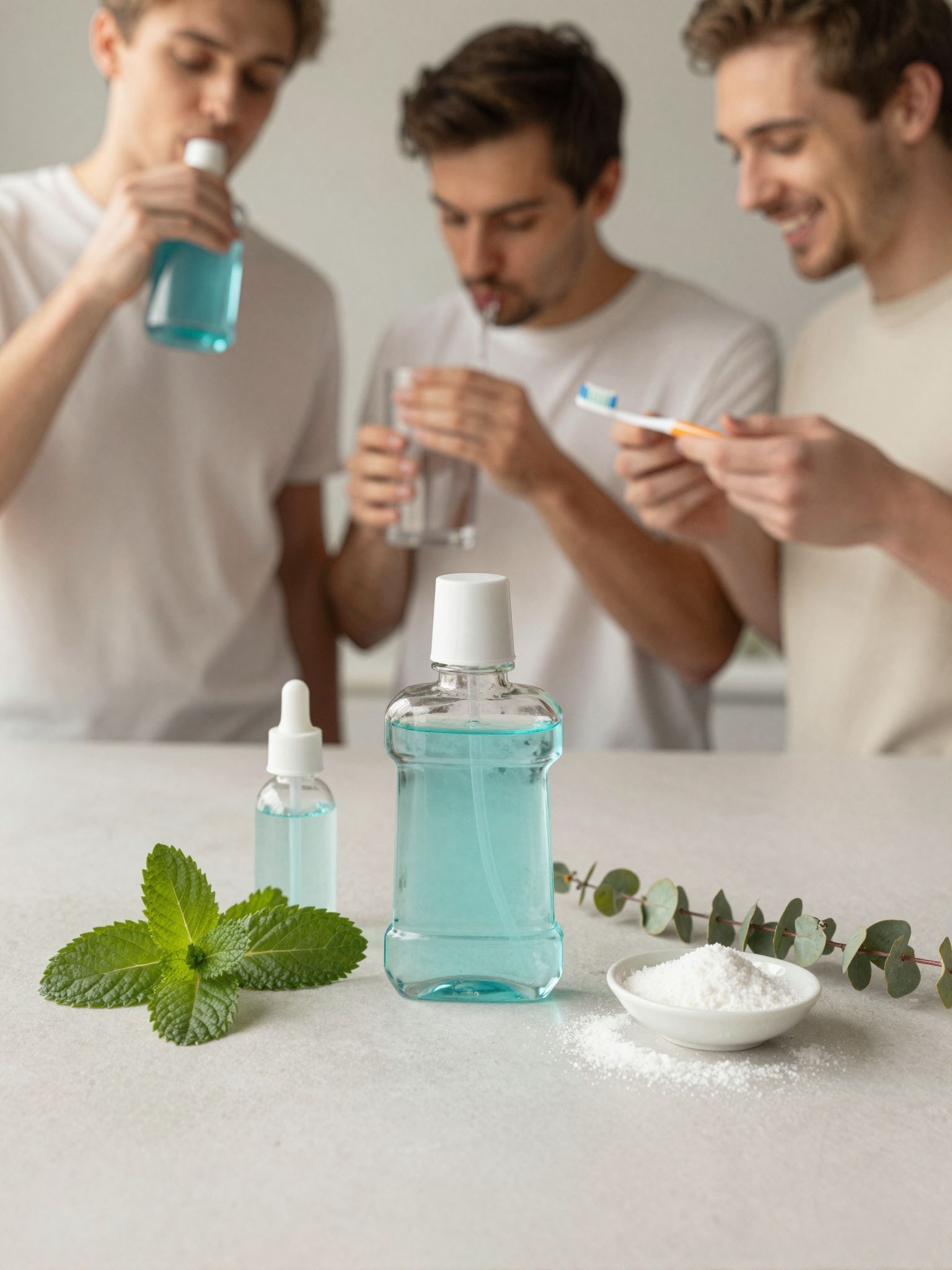 A szájvíz összetevői befolyásolják a száj egészségét.