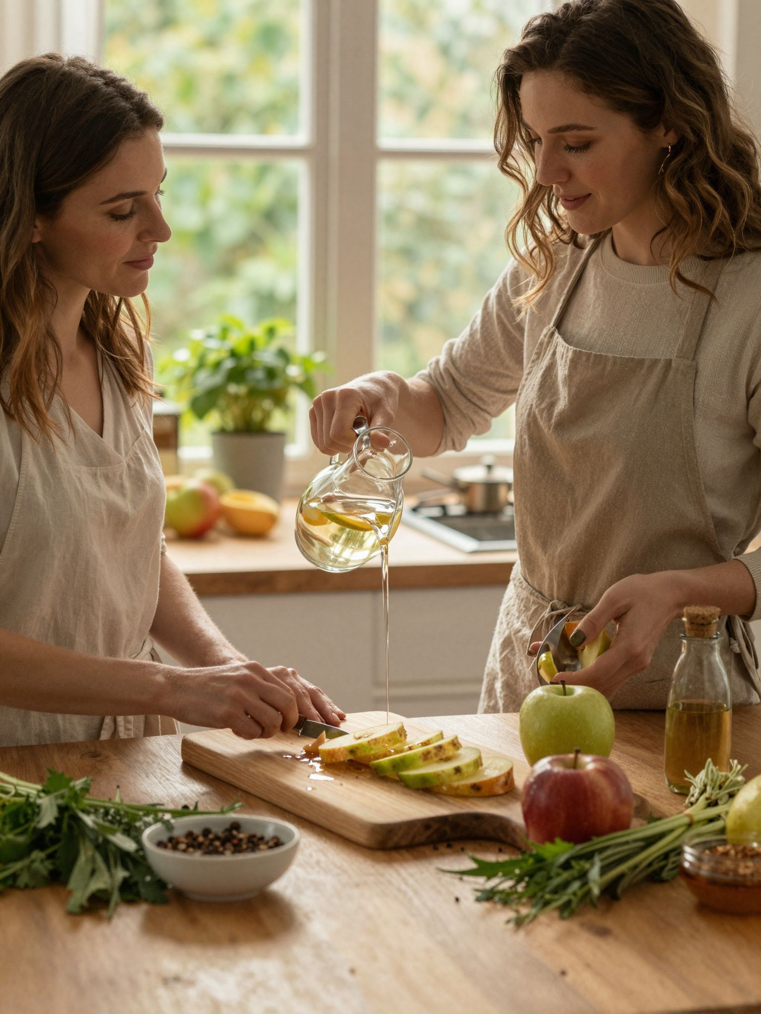 Az almaecet segíthet a menstruációs görcsök enyhítésében.