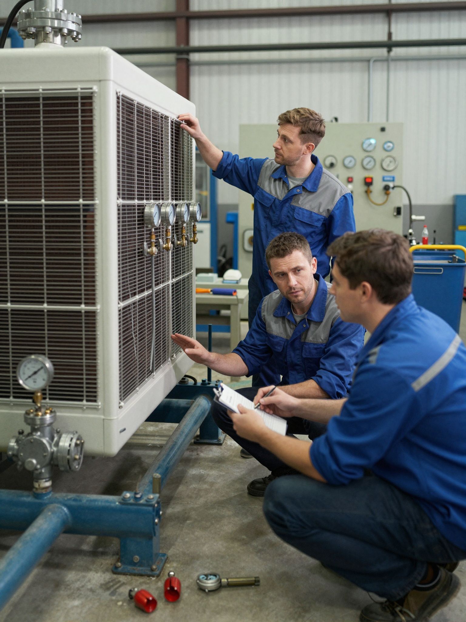 Ammóniás rendszereknél a rendszeres karbantartás elengedhetetlen a hatékonysághoz.