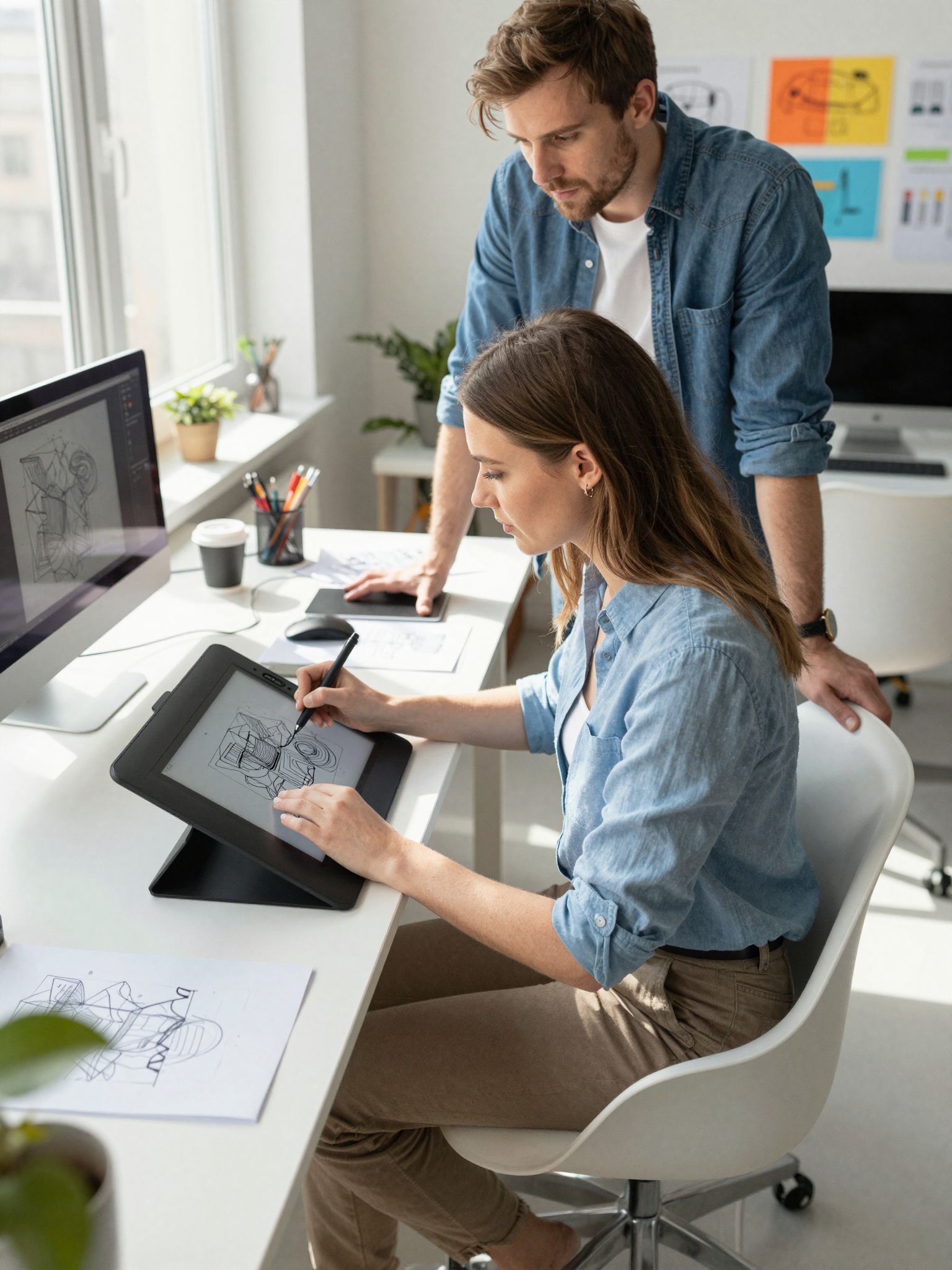 A digitális táblák javítják a kreatív folyamatok hatékonyságát.