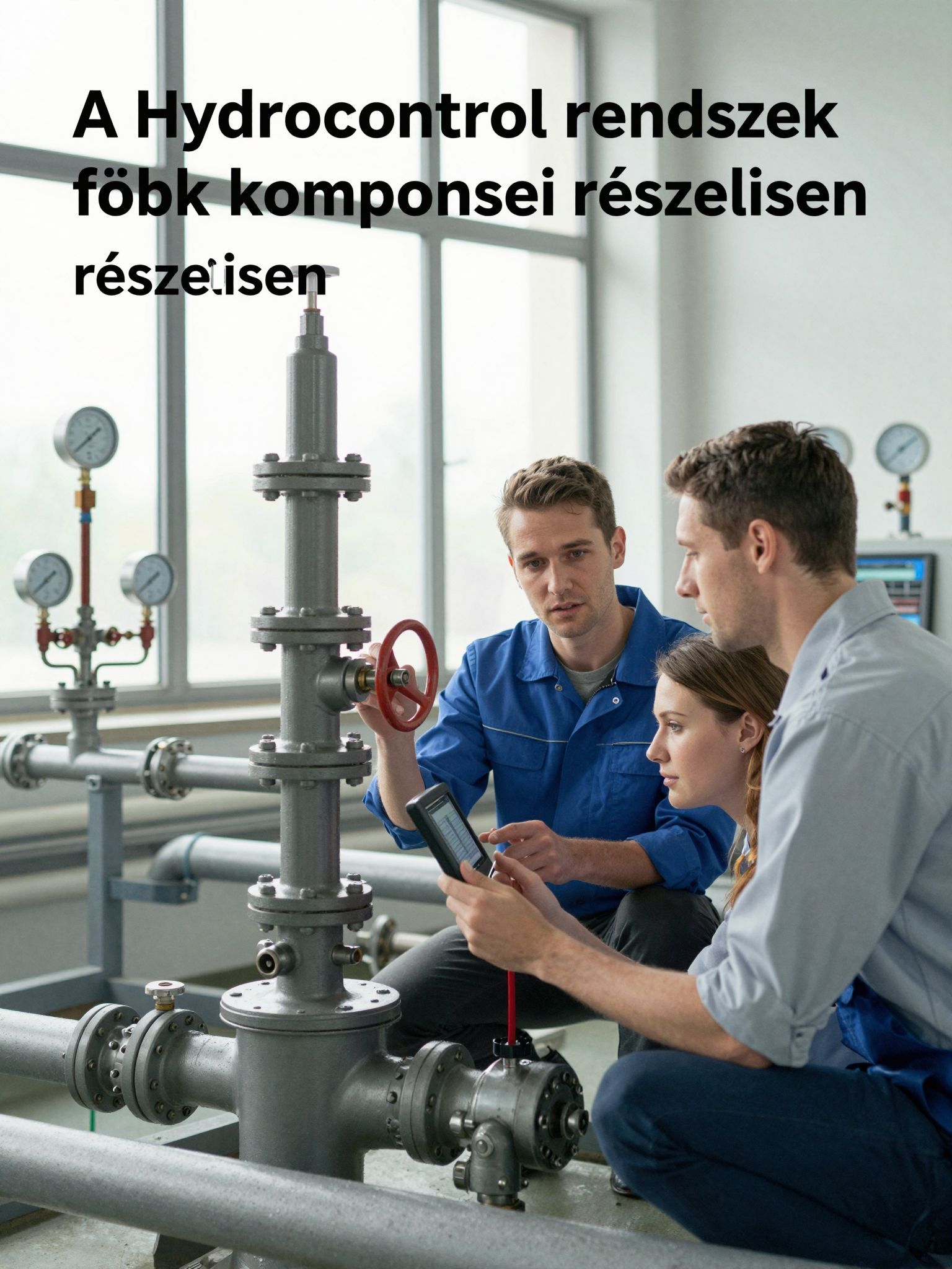 A Hydrocontrol rendszerek hidraulikus elemei a folyadékáramlást szabályozzák.