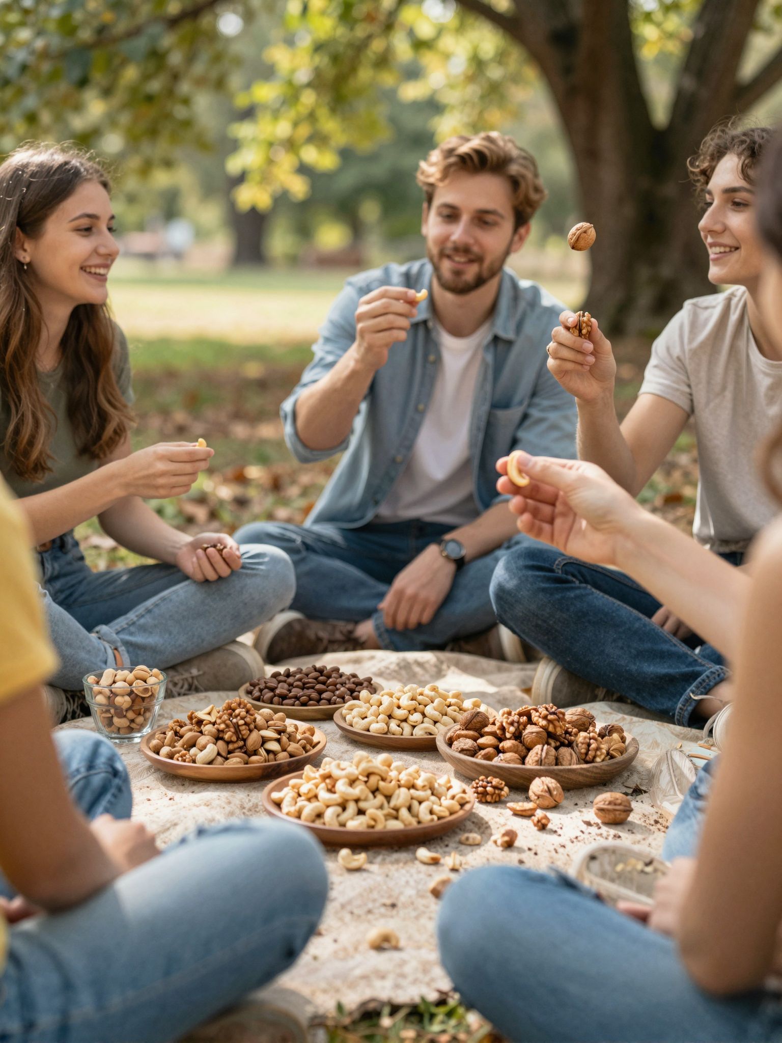 A kesudió alacsonyabb zsírtartalmú, mint sok más dió.