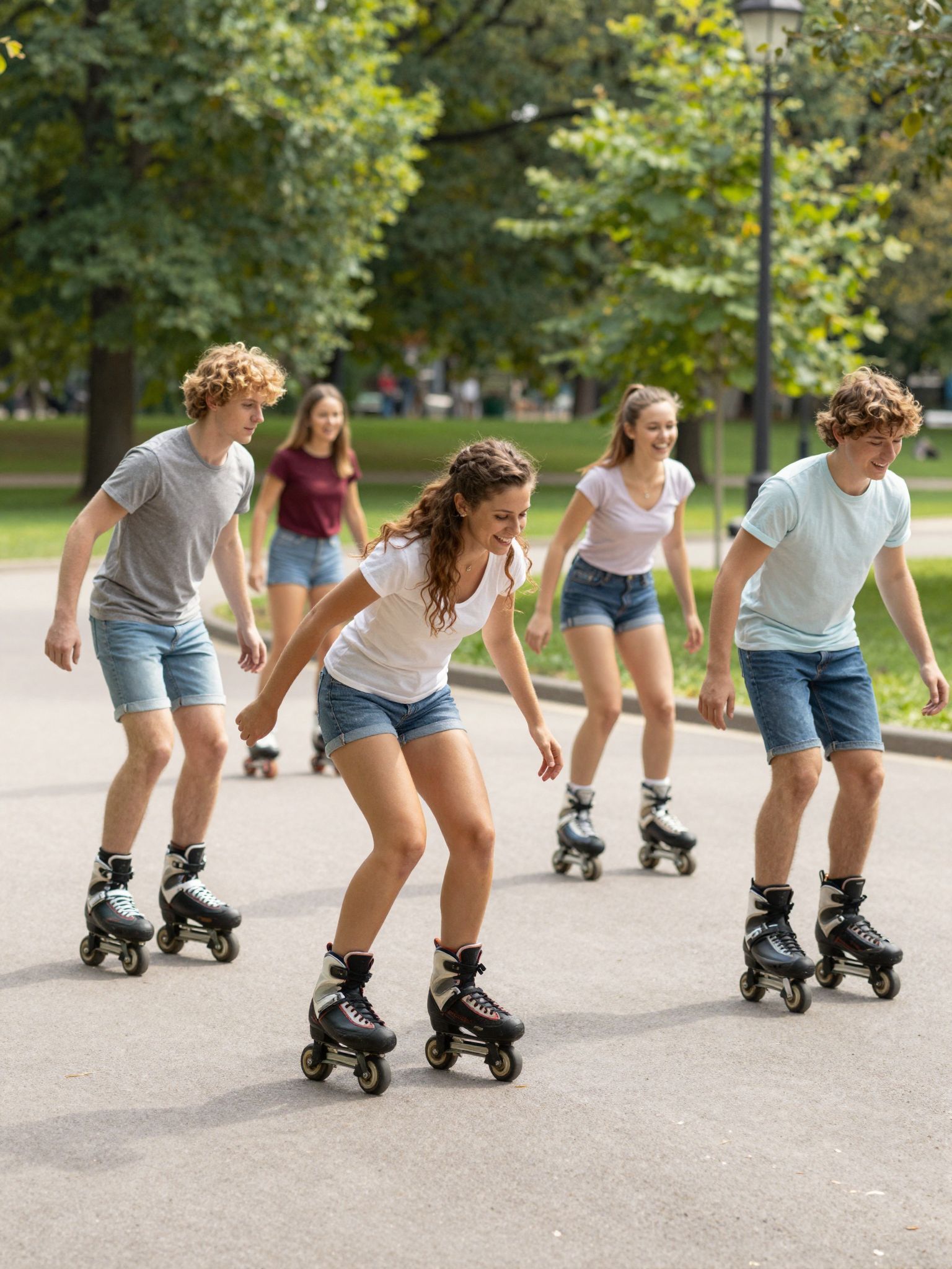 A görkorcsolyázás fejleszti a core izmokat és a testtartást.