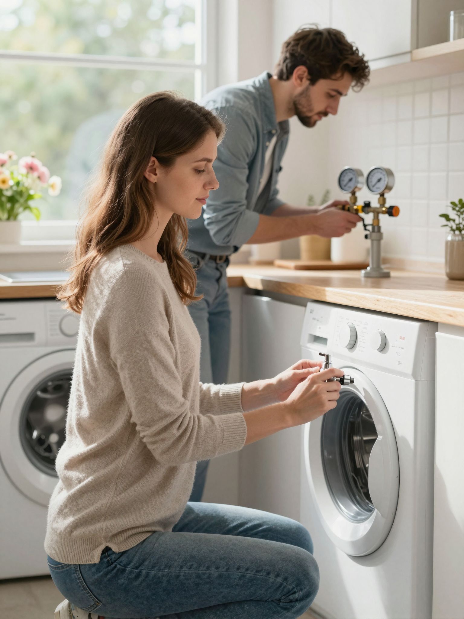 A túl magas víznyomás károsíthatja a háztartási gépeket.