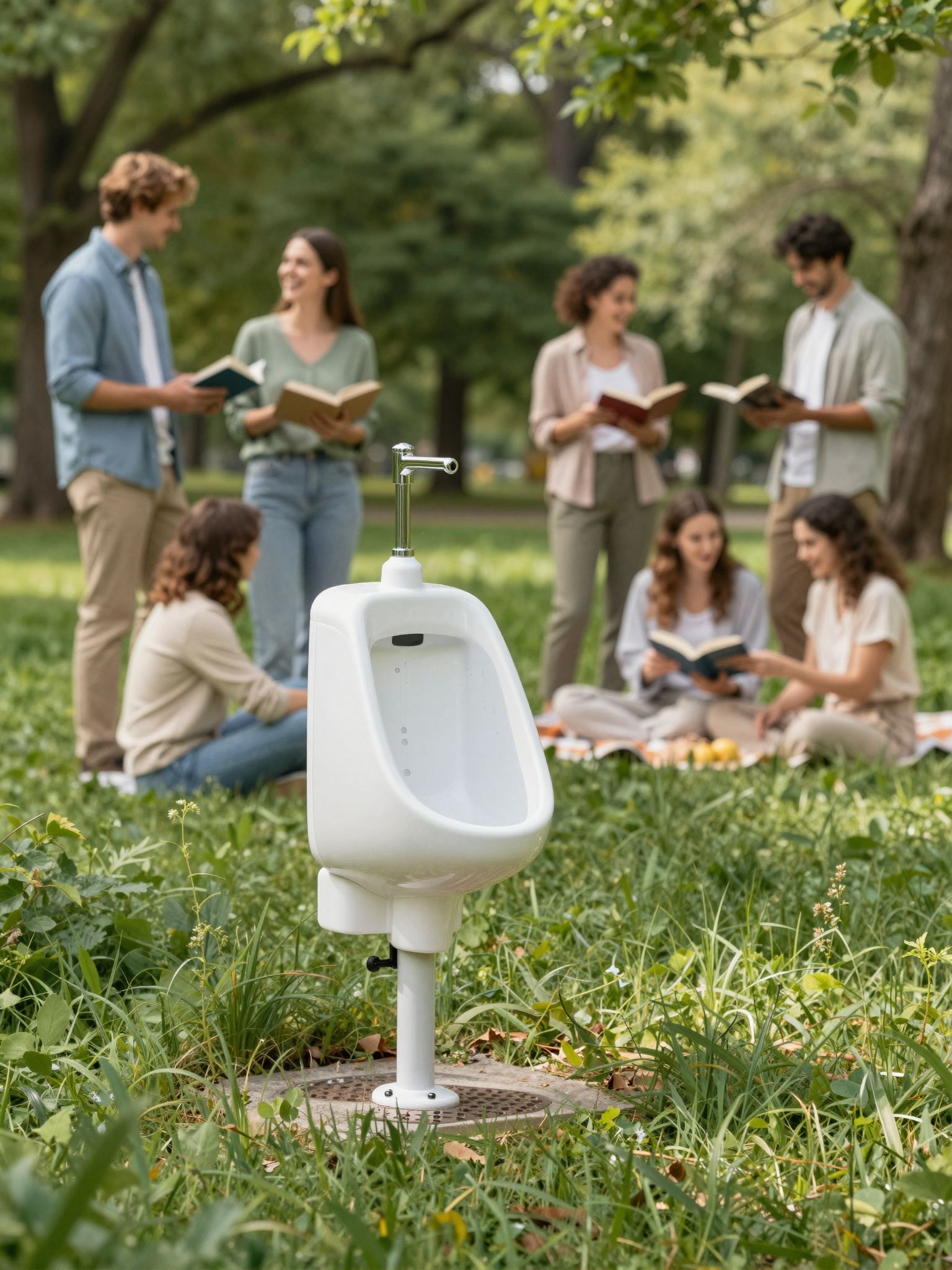 A vízmentes piszoár csökkenti a vízfogyasztást és szennyezést.