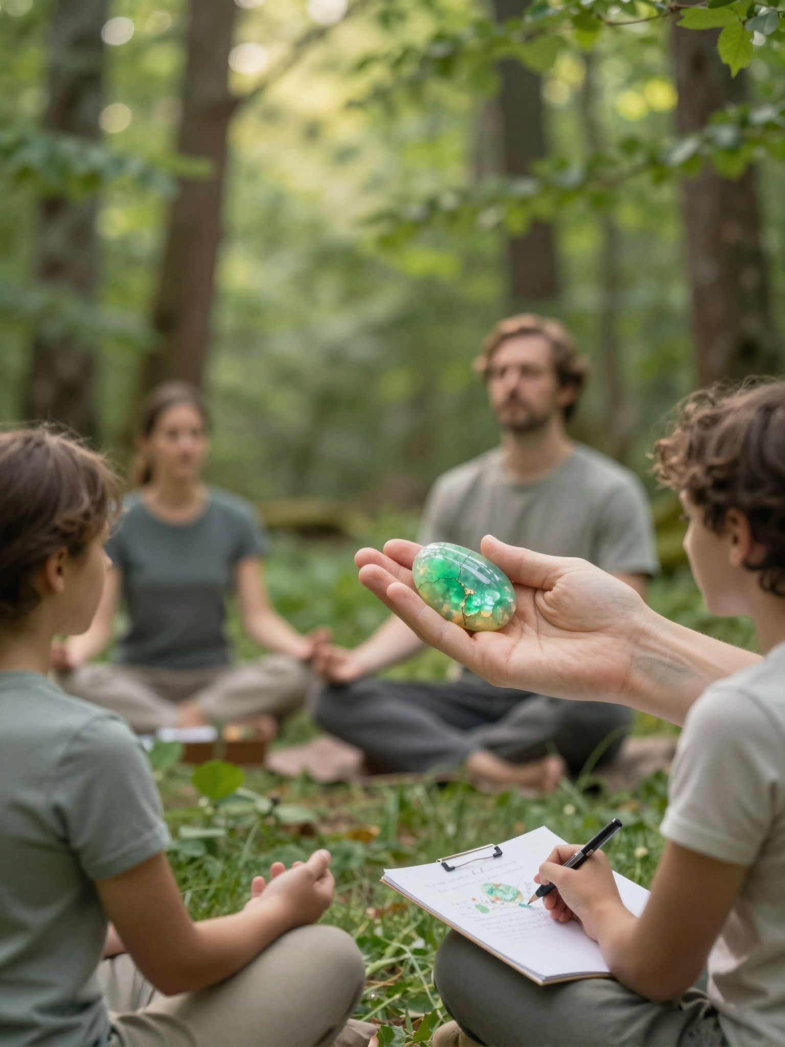 A zöld opál a remény és újjászületés szimbóluma.