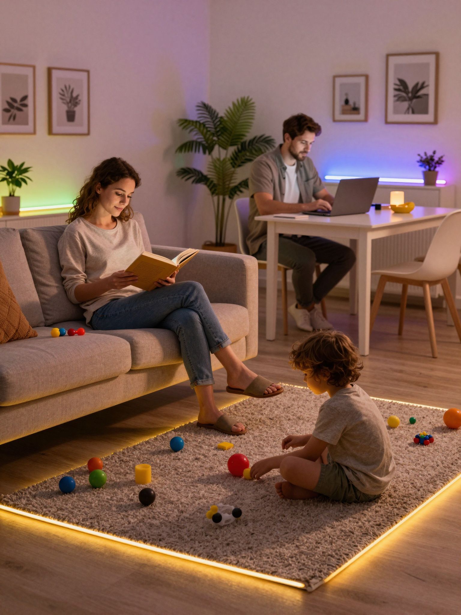 LED szalagokkal hangulatos világítást alakíthatsz ki bárhol otthon.