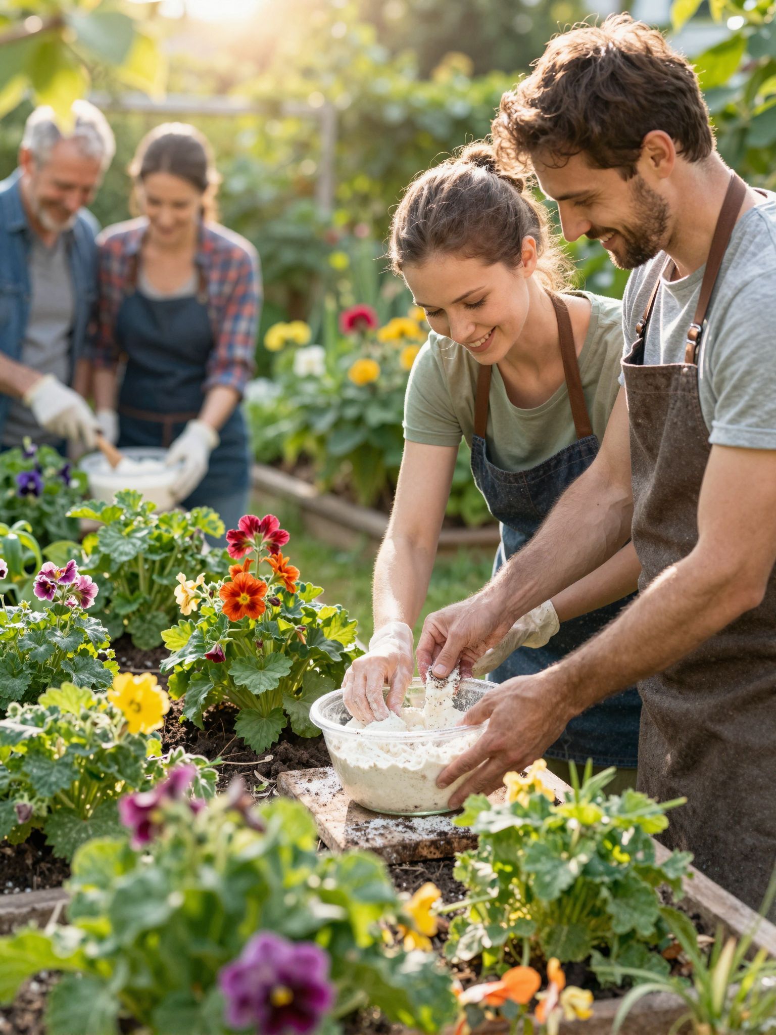 Az élesztő javítja a talaj tápanyagtartalmát és életerejét.