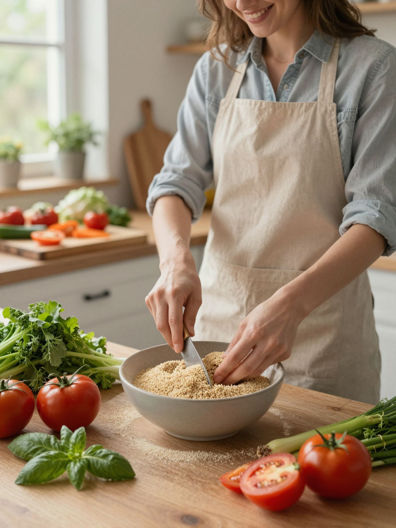 A barna kölesliszt prebiotikumokat tartalmaz, támogatja a bélflórát.