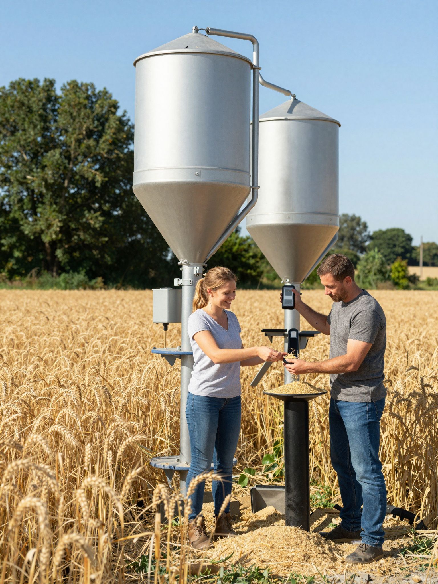 A megfelelő hőmérséklet csökkenti a gabona minőségromlását.