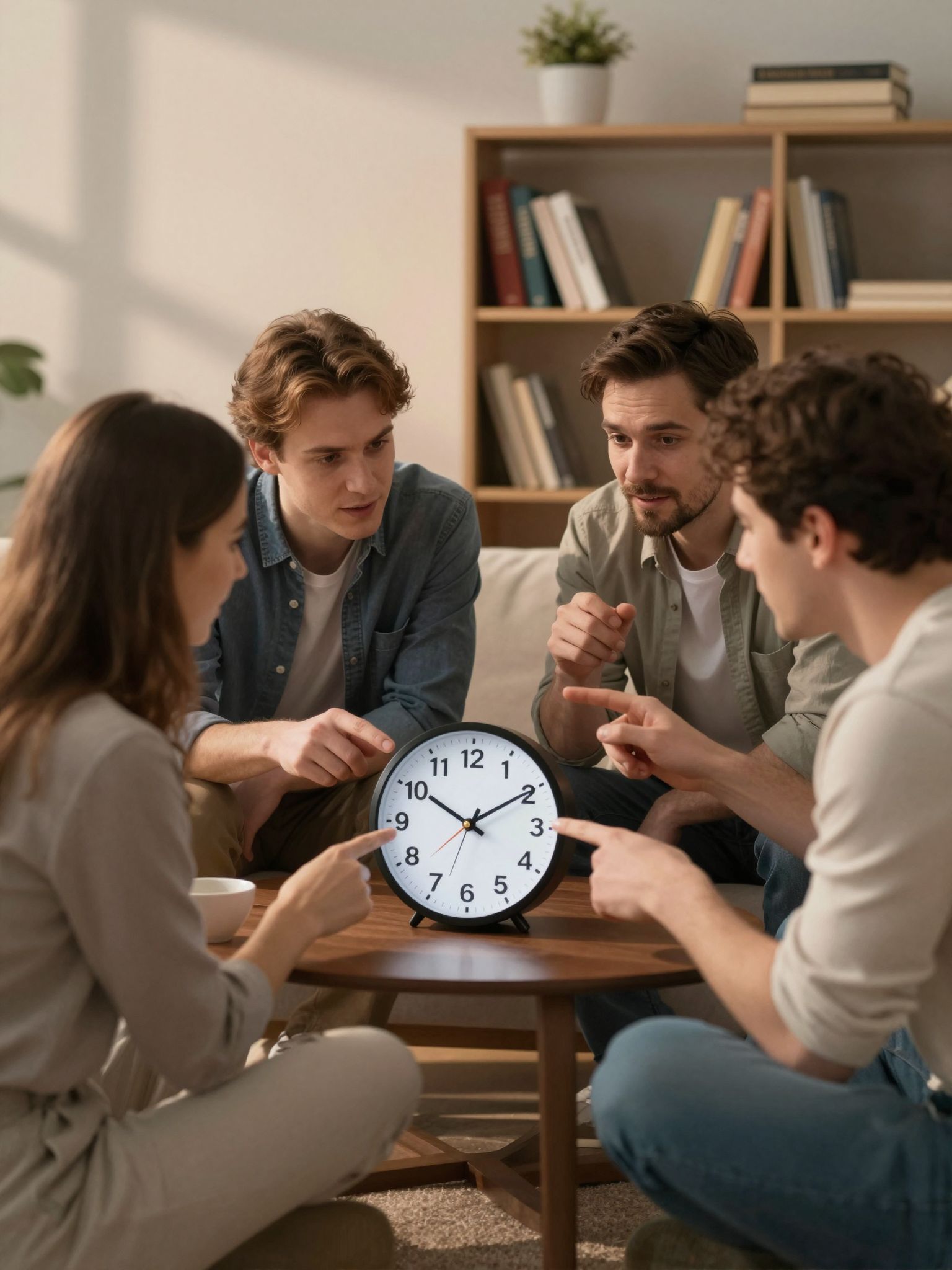 A bináris órák elrendezése színes LED-ek segítségével is értelmezhető.