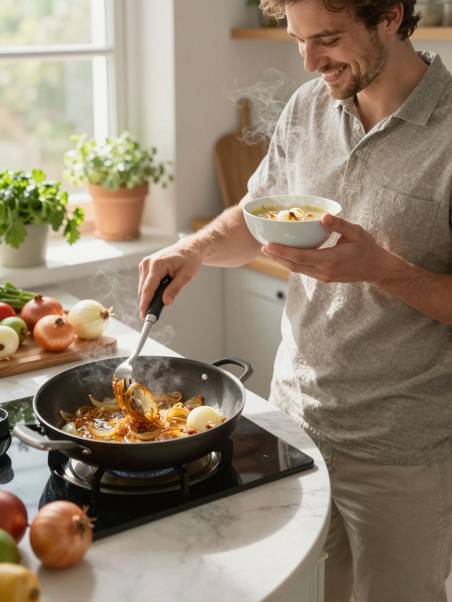 A sült hagyma segít csökkenteni a gyulladást és irritációt.