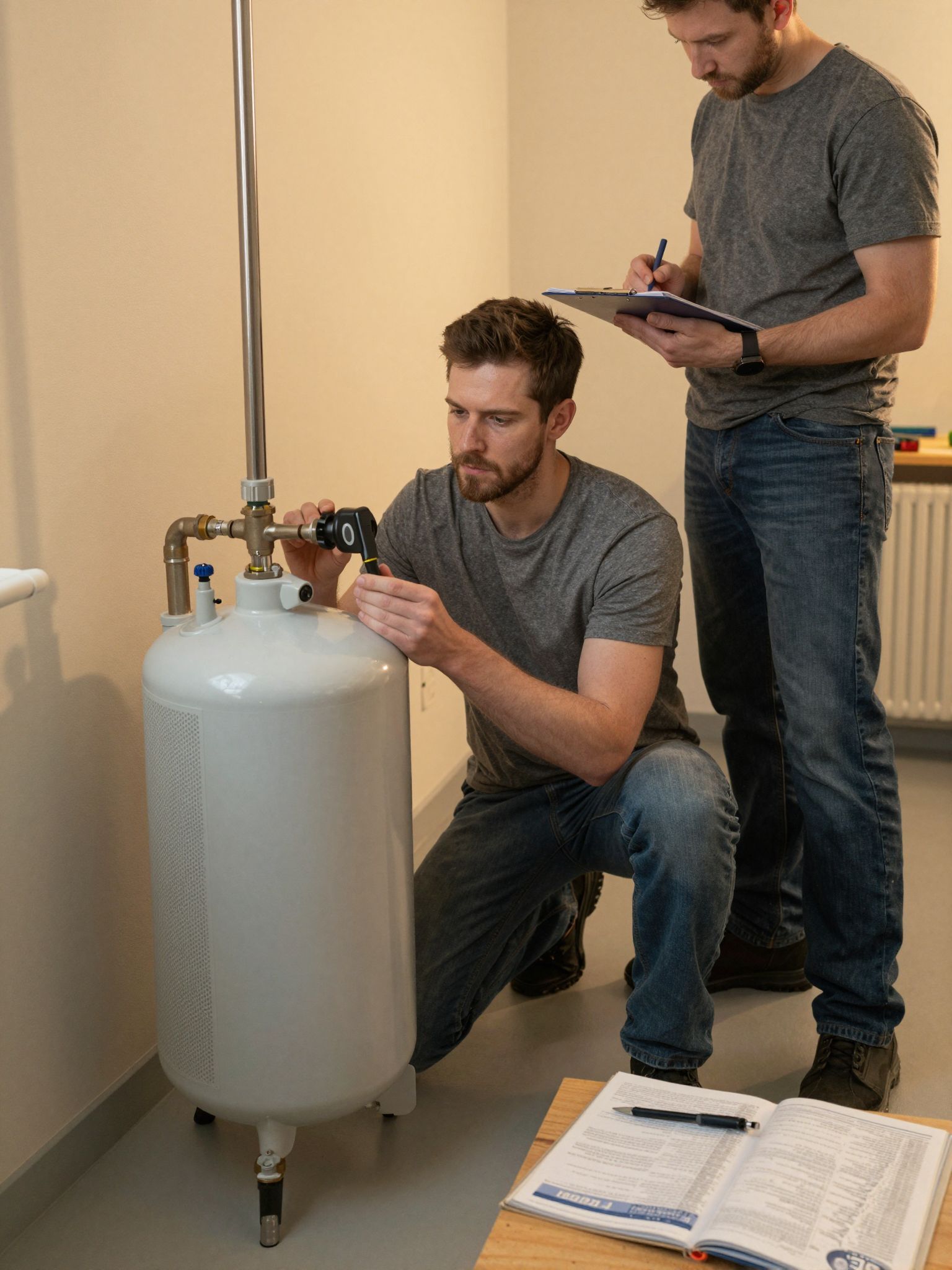 A rendszeres karbantartás növeli a tartály élettartamát.