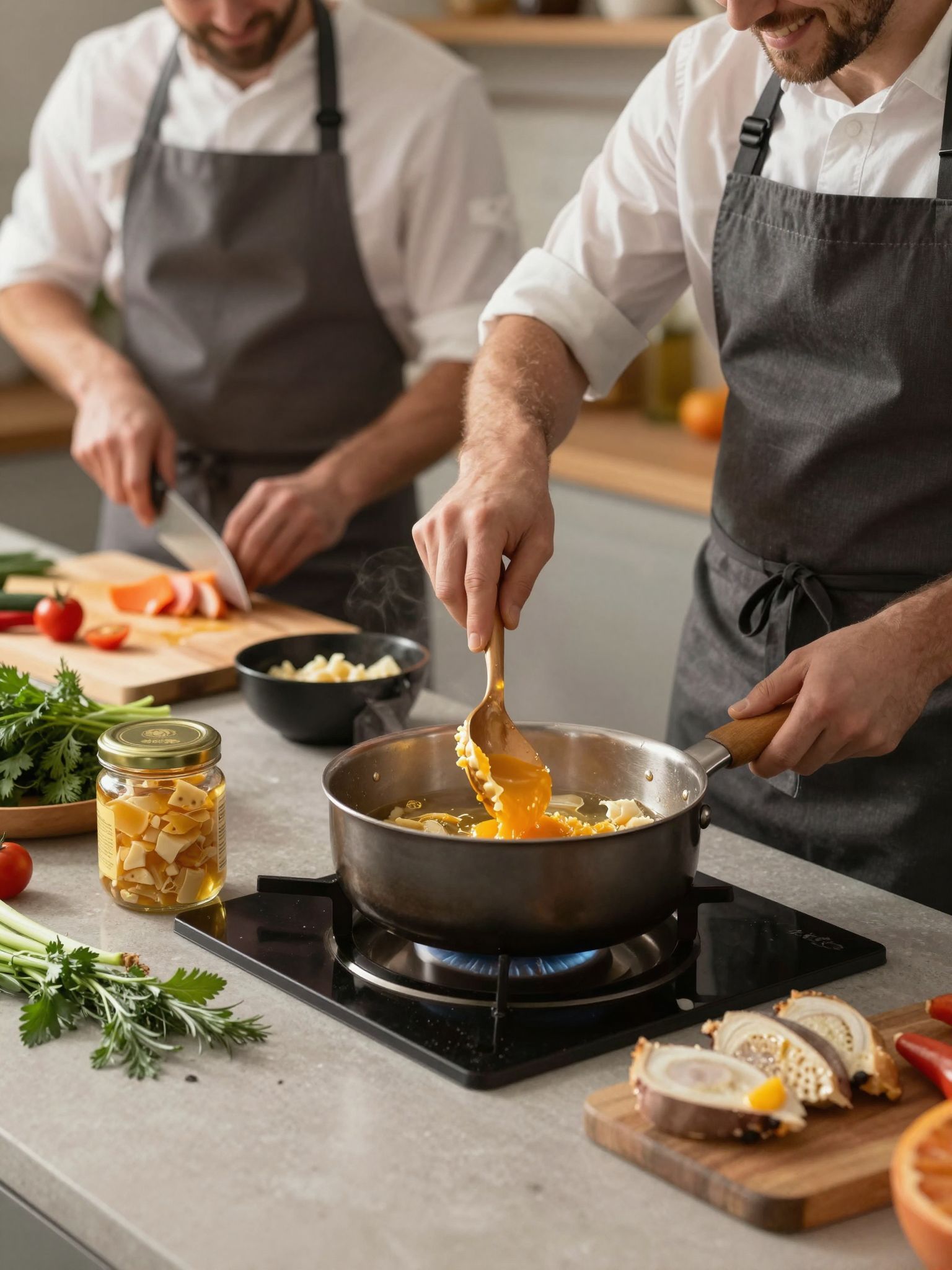 A kacsazsír gazdag ízekben, tökéletes sütéshez és pörköléshez.