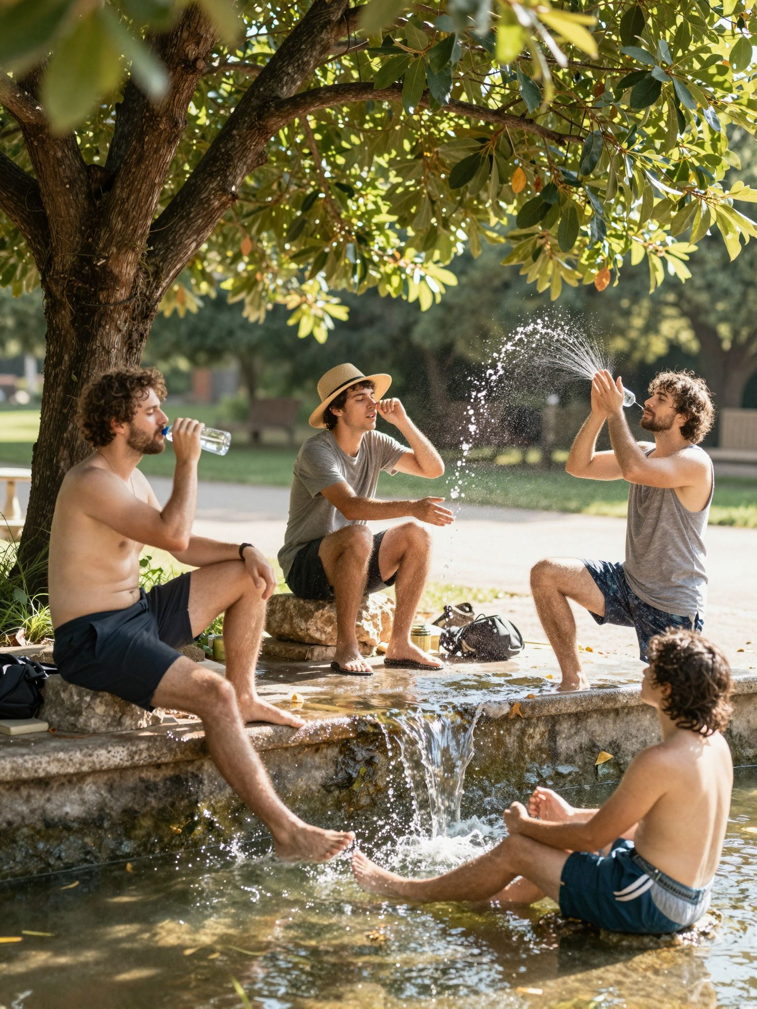 Hűsítő italok fogyasztása elengedhetetlen a hőségben.