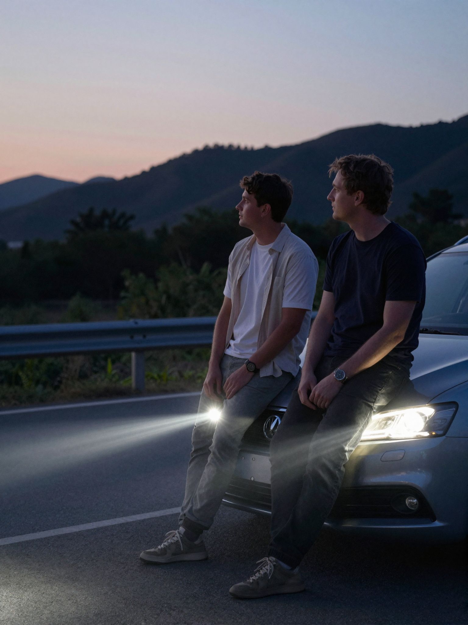 A bi xenon izzók élesebb fényt és nagyobb távolságot biztosítanak.