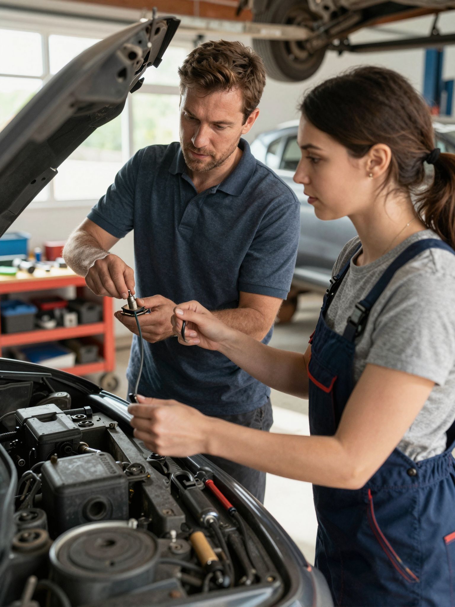 A relé cseréje előtt mindig áramtalanítsuk az autót!
